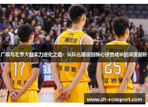 广厦与北京大腿实力进化之路：从队伍建设到核心球员成长的深度剖析